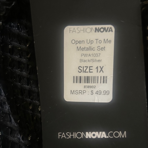 Fashion Nova Black Mesh Swim Coverup - Picture 15 of 15